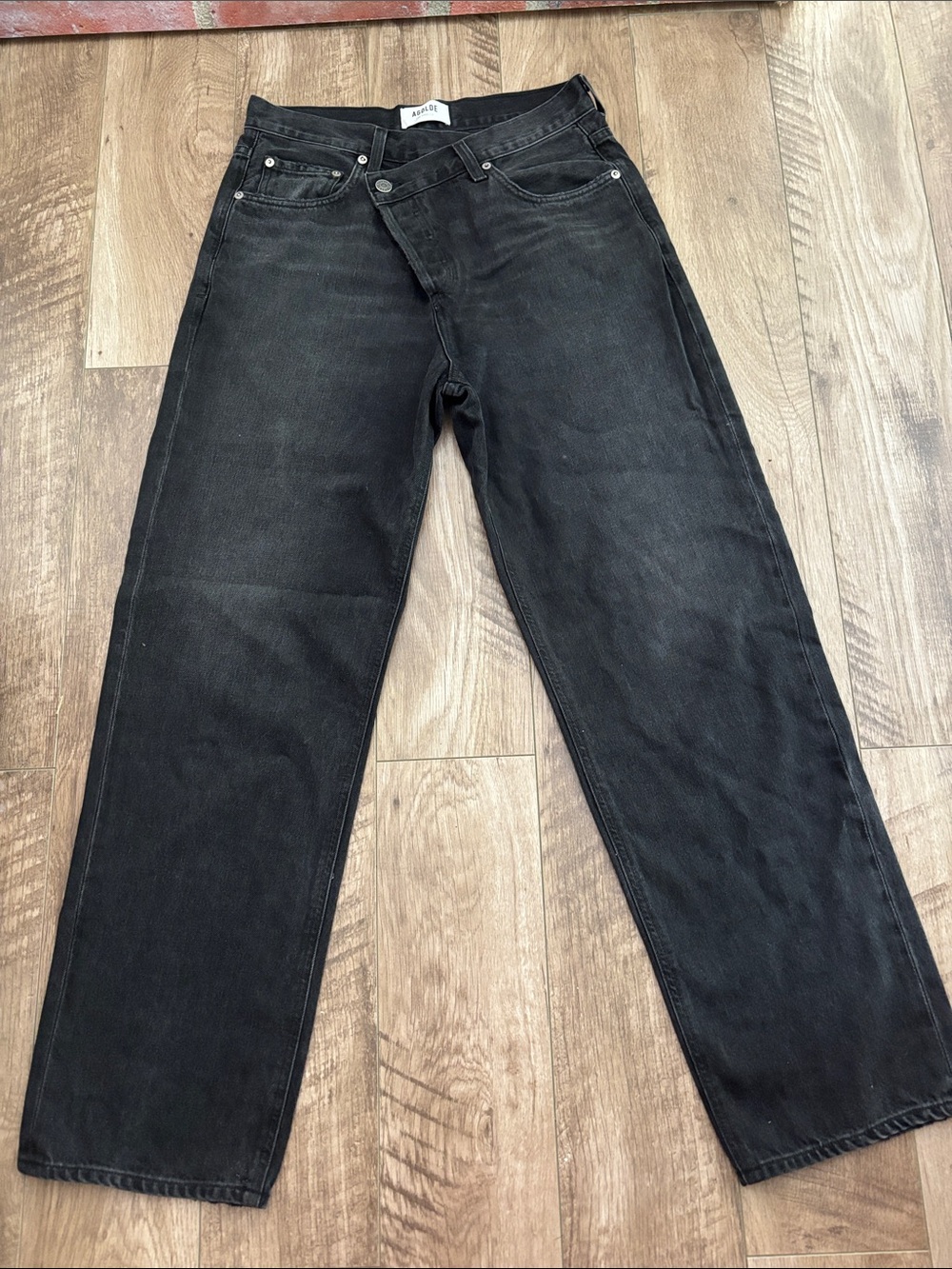 Agolde Black Wash Criss CrossJeans